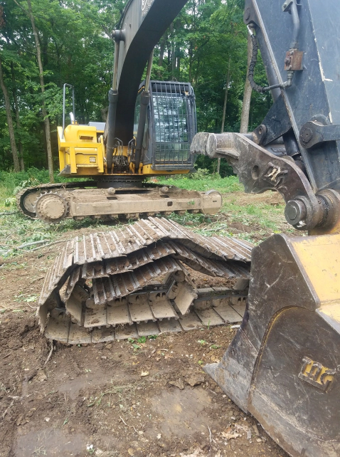 crane extractor for land clearing